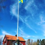 Flaggstångsresning och drömmar i uppfyllelse